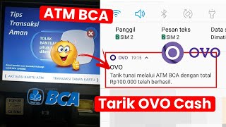 Cara Tarik Saldo OVO Cash di ATM BCA [upl. by Lledualc]