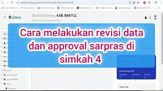 Editing data sarpras KUA yang salah input di simkah 4 dan approval oleh Bimas Islam Kemenag [upl. by Karita]