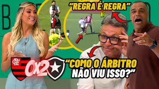 NETO DETONA ARBITRAGEM RENATA FAN e DENILSON ANALISAM LANCES POLÊMICOS de FLAMENGO 0X2 BOTAFOGO [upl. by Isayg943]