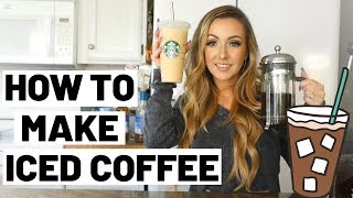 KETO COFFEE at home  Easy Iced Coffee Recipe Keto Healthy  Sugar Free Bulletproof [upl. by Emolas]