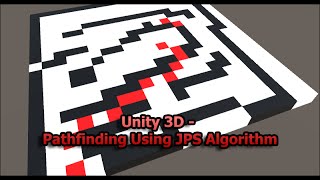 Unity3D  Pathfinding using JPS algorithm [upl. by Olegna]