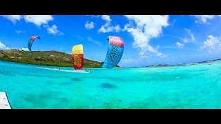 Kitesurfing Union Island  Feat Jeremie Tronet Craig Cunningham and Colleen Carroll [upl. by Larret]