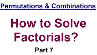 Sequences Factorials and Summation Notation [upl. by Neysa]