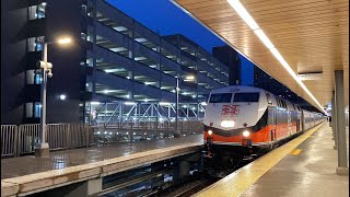 MTA MNRR Wassaic Bound P32ACDM 229Shoreliner Departing White Plains WHorn [upl. by Ethbun]