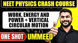 WORK ENERGY AND POWER  VERTICAL CIRCULAR MOTION in 1 Shot All Concepts Tricks amp PYQs  NEET [upl. by Earised136]