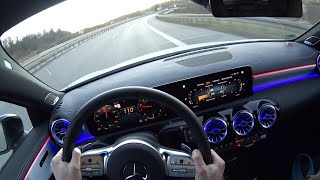 2021 MercedesBenz A250 4MATIC  short test drive  POV [upl. by Lednic950]