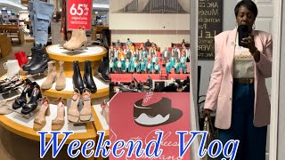 Dillards 65 off shoe sale Black history month celebration New Dessert spotRained Outvlog [upl. by Anitsyrhk]