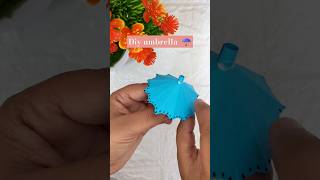 Diy paper umbrella making tutorial  origami diy umbrella shorts [upl. by Ennaitsirhc]