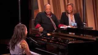 Meet Emily Bear amp Quincy Jones at Queen Latifah and more [upl. by Ppik]