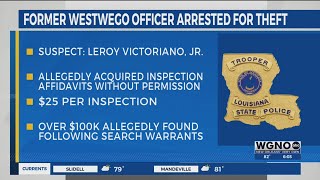 Former Westwego police officer accused of theft profiting over 100K [upl. by Gasper182]