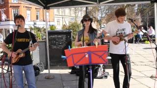 Dreadlock Holiday  Muckers Cover  Nantwich Town Square [upl. by Eirahcaz266]