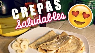 CREPAS SALUDABLES DE AVENA 😍Priscila [upl. by Dachy]