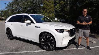 Is the 2024 Mazda CX90 a BETTER luxury SUV than a Kia Telluride [upl. by Ardiedal]