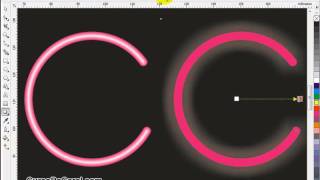 Como Hacer Efecto Neon en Corel Drawflv [upl. by Dobb596]