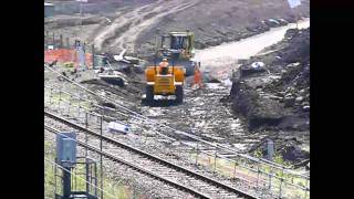 Borders Railway Waverley route building begins at Millerhill [upl. by Faydra]