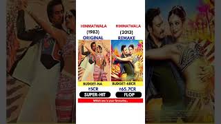 Himmatwala ORG vs Himmatwala Remake movie comprises and life time Box office collections himmatwala [upl. by Mailand]