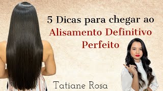 5 Dicas para chegar ao alisamento definitivo perfeito tioglicolato de amônio [upl. by Annamarie]