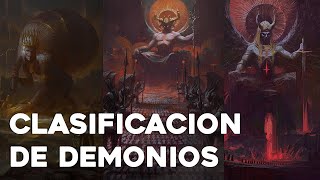 🔴 Clasificación de los Demonios Demonología  Mitología Abrahámica  Todo de Dioses [upl. by Jegger]