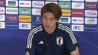 Coach Hajime Moriyasu amp Ayase Ueda after Japan heads into Asian Cup last 16｜森保 一｜上田 綺世｜Samurai Blue [upl. by Arytal]