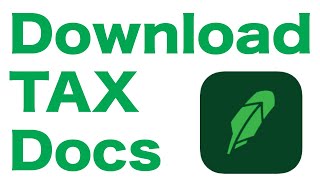 How to download Robinhood tax and cryptocurrency documents from Robinhood for TAX filing [upl. by Irak]