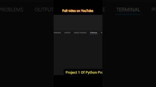 Efficient Snake Water Gun Game Code in Python 🐍💧🔫 PythonShorts VSCode codingtips [upl. by Inimod]