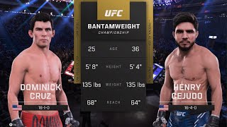 DOMINICK CRUZ vs HENRY CEJUDO  Bantamweight Title [upl. by Goody]