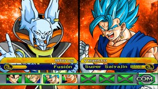 La FUSION de BILLS y WHIS vs VEGITO y GOGETADRAGON BALL BUDOKAI TENKAICHI 3 [upl. by Adnohsor]