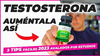 🟡 3 Tips para AUMENTAR TESTOSTERONA en 2024 🔥  FUNCIONA ✅ [upl. by Rosabella592]