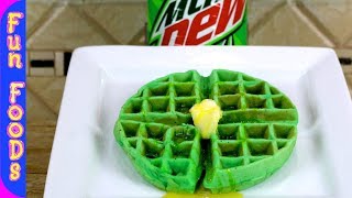 Mountain Dew Waffles  How to Make Homemade Mountain Dew Waffles [upl. by Ajar]