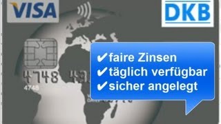 DKB Tagesgeld auf Visa Card ► so funktioniert es [upl. by Oirtemed]