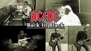 AC⚡DC  Back In Black 1980  Full Band Cover With Vocals Guitar Bass And Drums [upl. by Nomolas646]