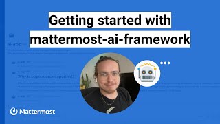 Build your own local AI with mattermostaiframework and GPT4All [upl. by Kirenoj]