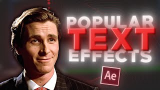 Popular TikTok Text Effect Tutorial I After Effects Beginner Guide [upl. by Yazbak]