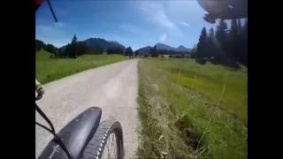 Biketour von Mittenwald zum hohen Kranzberg [upl. by Jinny]