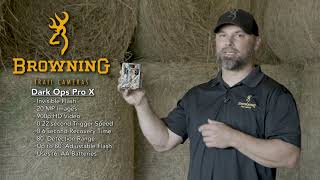 Browning Trail Cameras Dark Ops Pro X [upl. by Nibbs]