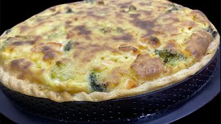 Recette tarte salée طرطة مالحة بالبروكلي والصومو سبانخ وصلصة البيشاميل المميزةالجزء الثانيمملحات [upl. by Axel]