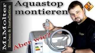 Aquastopschlauch Montieren  Anschließen von M1Molter [upl. by Fretwell935]