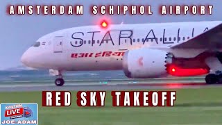 Evening Planespotting at Amsterdam Schiphol Airport Live [upl. by Idalla]