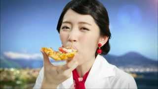 ピザーラ PIZZA LA 鈴木愛理 モッツァ ナポリ 【食材シズル篇】 cm [upl. by Eahcim]