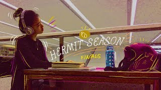 FINALS HERMIT SEASON 🐚🦀 a vlog  clahrah [upl. by Angelis476]