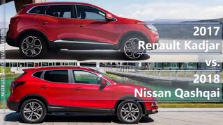 2017 Renault Kadjar vs 2018 Nissan Qashqai technical comparison [upl. by Dnaloy]