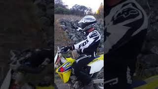 2006 suzuki rmz 450 hill climb [upl. by Aicetal]