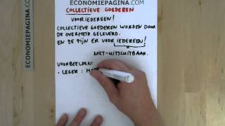 Collectieve goederen Economiepaginacom [upl. by Wunder841]