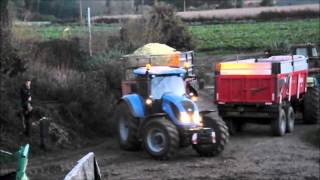 Ensilage Mais 2015 en boudin  Bretagne [upl. by Rachaba]