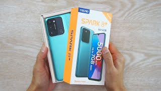 Unboxing Hape 1 Jutaan 90Hz Display 7GB RAM Tecno Spark 8C Indonesia [upl. by Dolli]