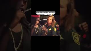 Police try to shut down Kodak black show 😒 [upl. by Eibber]