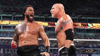 Roman Reigns vs Goldberg Match [upl. by Dyolf]