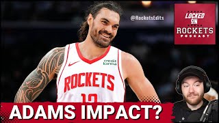 Steven Adams Expected Houston Rockets Impact amp Role How He Helps Jalen Green Alperen Sengun amp More [upl. by Neirrad]