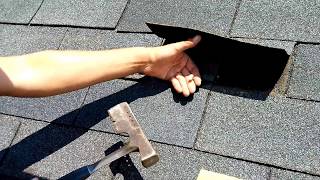 How to Replace a Roof Shingle The RIGHT Way [upl. by Anneres]