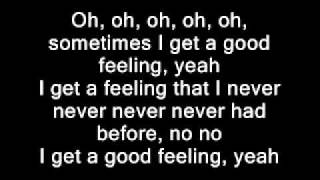 Flo Rida  Good FeelingLyrics on screen [upl. by Cale]